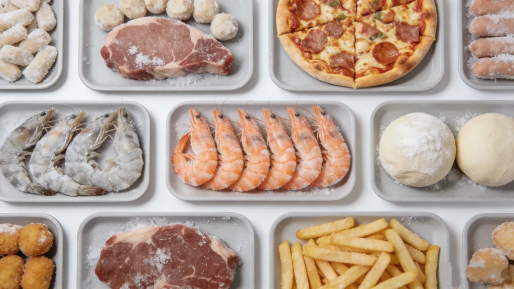 Frozen Food Texture Analyzer​ & Method