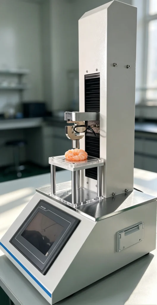 Frozen Shrimp Meat Quality Evaluation with Texture Analyzer